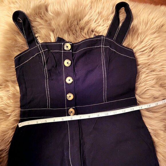 Abercrombie & Fitch Wide Legs Romper with Switch Details - Picture 8 of 12